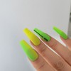 Neon Point Homemade Nail Tips - Long Square / 네온