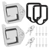 FORWODE Truck Tool Box Latch Replacement Kit- 304 Stainless Truck