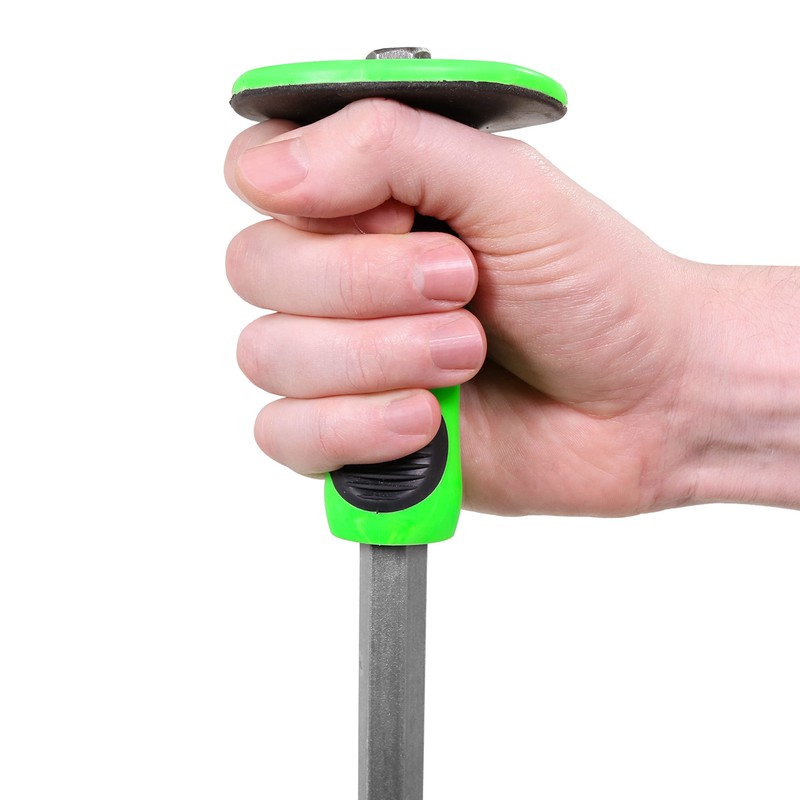 Brave Bagpipes Flat Chisel with Shock Absorb Rubber Handle -