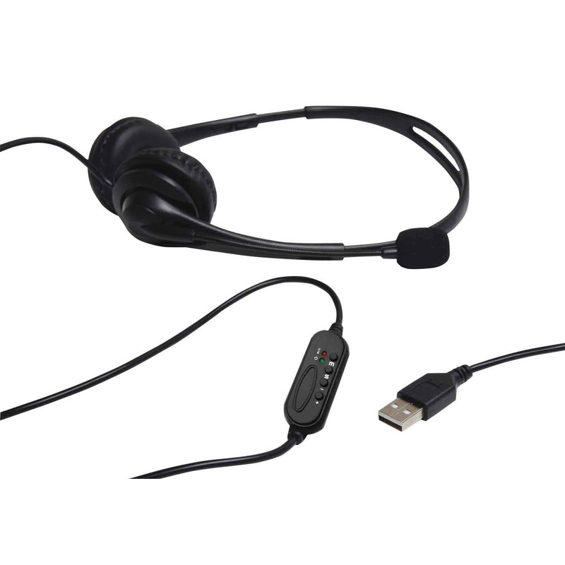 AV Link | Lightweight USB Headset with Headphones & Microphone