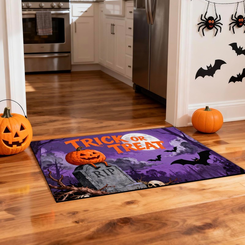 Halloween Door Mat, Welcome Mat for Home, 30"x17" Door Mat