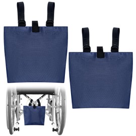 Threlaco 2 Pcs Catheter Bag Covers 11 x 9 x 9 Inch Urine Drainage Bag Holder Catheter Bag Holder with Adjustable Straps for Urine Bags, Nephrostomy Bags, Catheter Bags