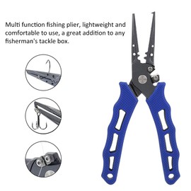 Stainless Steel Fishing Pliers,Fishing Crimping Pliers Hook Remover Fishing Pliers Fishing Line Cutter for Saltwater & Freshwater Fishing Tools And Accessories