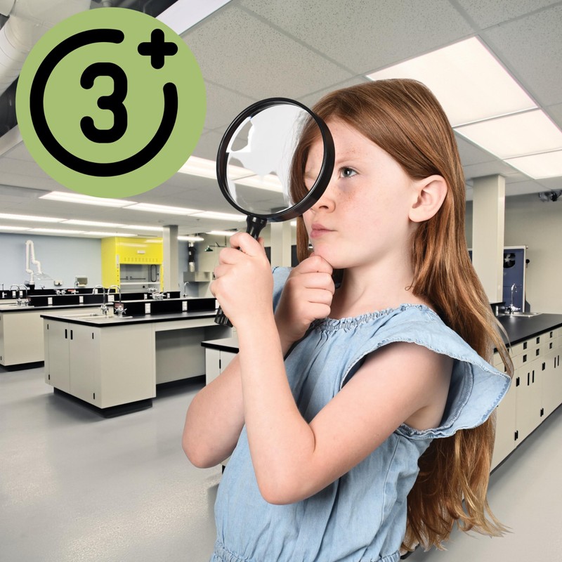 U.S. Toy US Toy One Jumbo 9" Plastic Magnifying Glass,