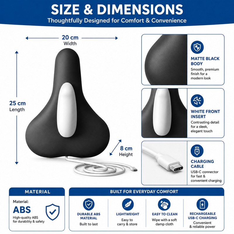 Electric Pelvic Floor Trainer for Women with Vibration – Ergonomic