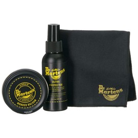 Dr. Martens AC773000 SHOECARE KIT 1 (Wax/Ultra Protector/Cloth), 3-Piece Set