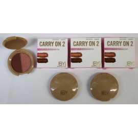 IBY 3x IBY Beauty Carry On 2 Duo Eyeshadow In  Auberge & Bon Voyage .1oz each NEW