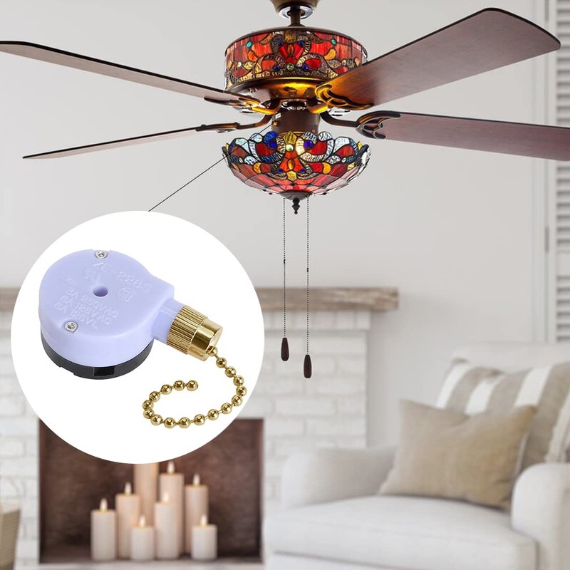 Ceiling Fan Switch Zing Ear ZE-228S 2 Speed 3 Wire