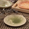 Marui Pottery 3-4082 Shigaraki Ware Hechimon Plate, Diameter Approx. 4.3