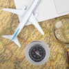 6 Pieces Orienteering Compass, BOSOIRSOU Hiking Backpack Compass, Scout Compass,
