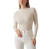 Guess Women's Eco Long Sleeve Mock Neck Julia Seamless Sweater,
