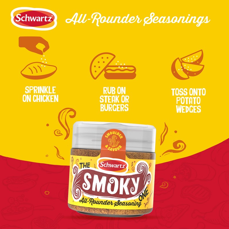 Schwartz All Rounder Smoky Seasoning, 100g
