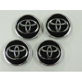 TOYOTA (Toyota) [Domestic Genuine Original Parts] Toyota Genuine 40 Series Prius α Genuine Center Cap, Black, Set of 4
