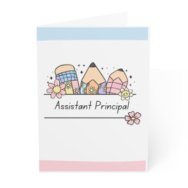 J&J'S TOYSCAPE Assistant Principal Card, School Teacher Appreciation Card for Vice Principal (Cute)