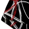 Accrocn Throw Pillow Covers Red and Black Abstract Cushion Decorative