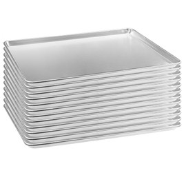 HARDURA Aluminum Baking Sheet Pan 18”L X 26”W X 1”H Cookie Sheet, 12Packs, For Oven in Bakery & Restaurant, Kitchen