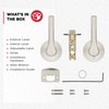 Kwikset Henley Interior Passage Door Handle, Lever For Closet and