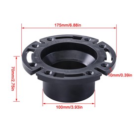 BE-TOOL RV Toilet Seal and Socket Floor Flange Kit Fit for RV 300/310/320 RV Toilets,Replacement Parts Kit 385345892 Flange, 385311652 Base Seal Gasket and 385311658 Flush Ball Seal