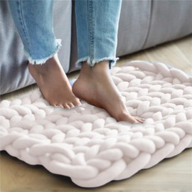 Chunky Yarn | Hand Knitting Yarns for Chunky - Extra Thick Warm Cotton Thread Crystal Velvet Cotton Yarn for Handmade