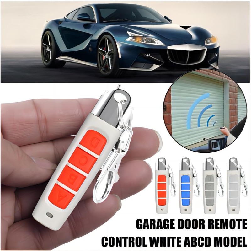 Cloning Remote Control Keychain, Universal 433.92 MHZ Replacement Garage Door