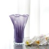 8'' Blown Glass Flower Vase for Home Wedding Modern Centerpieces