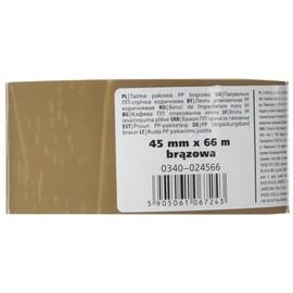 SCLEY 3 Stück Paketband, Klebeband Breite 45mm, Länge 66m, Packband PP, Braun Paketklebeband, Verpackungsband für Umzug, Renovierung, Sanierung, A0340-020366, 45mm x 66m