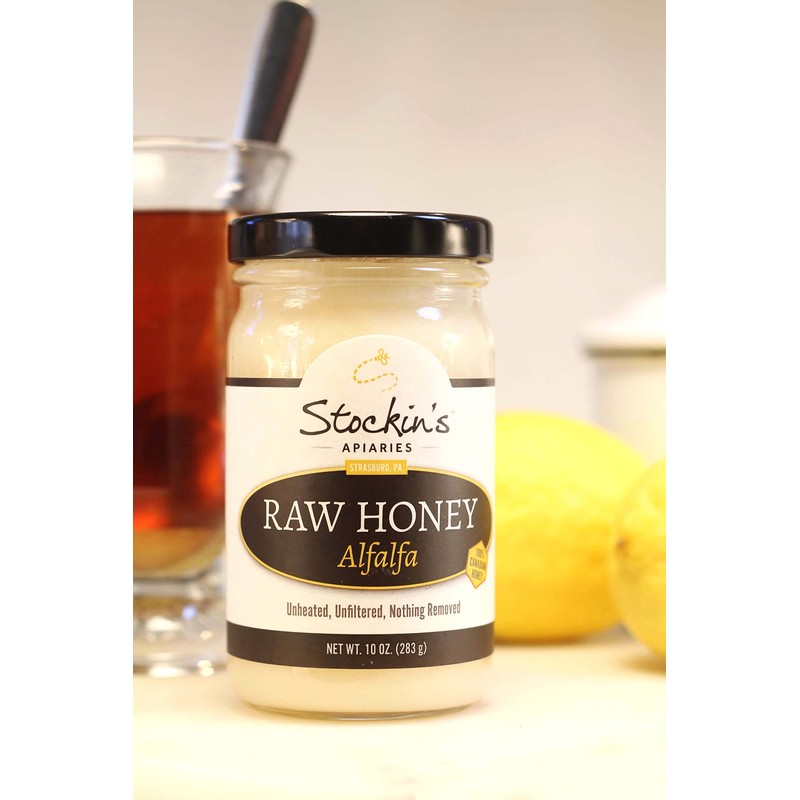 Stockin's Apiaries Raw Alfalfa Honey In Bulk, Unheated, Unfiltered, &
