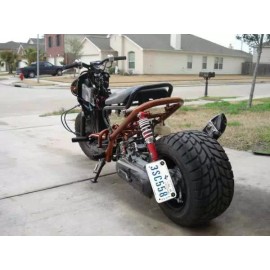 Beetelo Honda Ruckus & Big Ruckus Custom Vertical License Plate Relocator Bracket NPS50