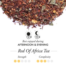 TWG Tea - Red of Africa Tea - Rooibos Tea - Lemon Balm Leaves & Marigold - Haute Couture Tin, 100g - Gift Set