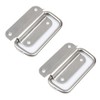 2 Pcs Chest Box Handles Drop Ring Pull Handle Stainless