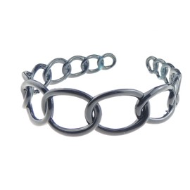 Glamour Girlz Girls Small Head Strong Stencils Wide Headband Headband Chain Links (Dark Pink)