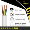 SHPELEC® FLEXIBLE White Cable 3183Y 0.75mm, 1.0mm, 1.5mm, 2.5mm BASEC