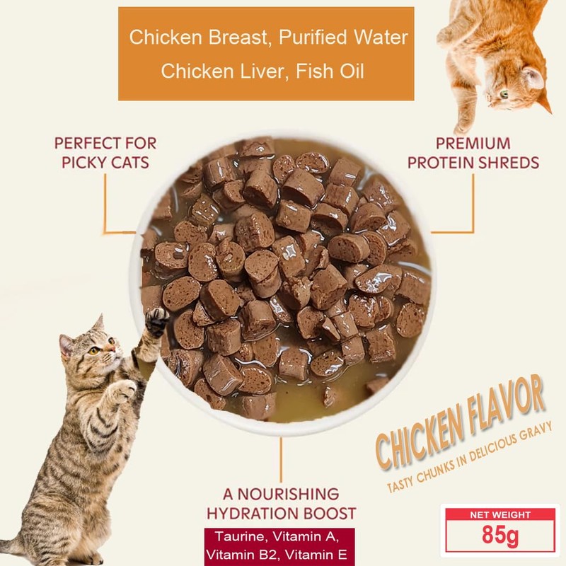 DurbaLife Cats Premium Wet Food 85g Pouch — Moist, Soft