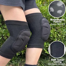 Volleyball Knee Pads for Men & Women Wrestling, Football, Basketball, Anti-Slip Sports Knee Sleeves for Skating - Soft Knee Pad with Thick Foam for Ga