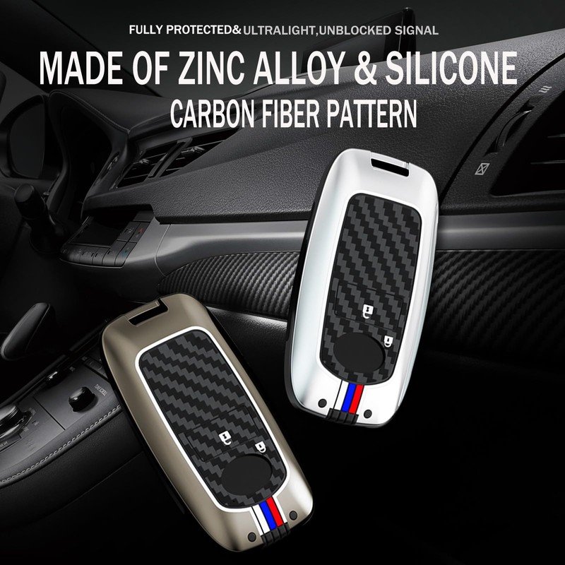 HIBEYO Key Fob Cover Compatible with Daihatsu Rocky Tanto Toyota