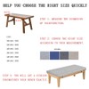 MICUSHION 30 x 14 inch Piano Bench Cushion for Indoor