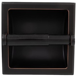 Stone Harbor Hardware Recessed Paper Holder, Vintage Bronze