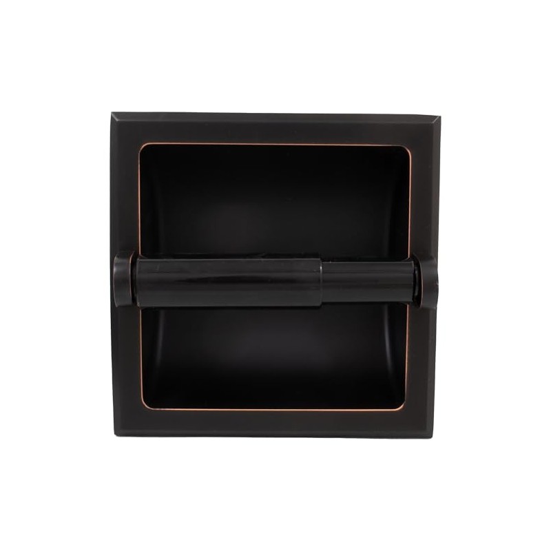 Stone Harbor Hardware Recessed Paper Holder, Vintage Bronze