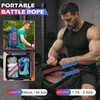 Upgraded Ropeless Battle Ropes for Home Gym,Four Adjustable Weight 1.7-2.8