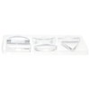 HOBBYIN 6Pcs Triangular Semicircular Rectangular Prism,Acrylic Concave and Convex Lens