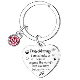 Waeceip Mummy Gifts Mothers Day Gifts Mummy Keyring from Son Daughter Mummy Birthday Gifts Best Mummy Gifts