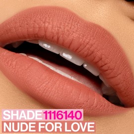wet n wild Soft Blur Matte Lipstick, Velvety Semi-Sheer Buildable Color, Soft Matte Powdery Finish, Comfortable Wear, Vegan & Cruelty-Free - Bali Blossom