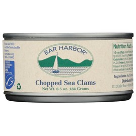 Bar Harbor Clams Chopped 6.5 OZ(Pack of 2)