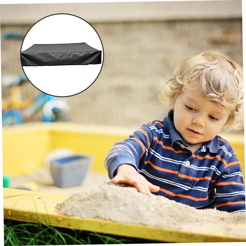 Mipcase Cover with Drawstring Durable Square Pool Canopy UV Resistant