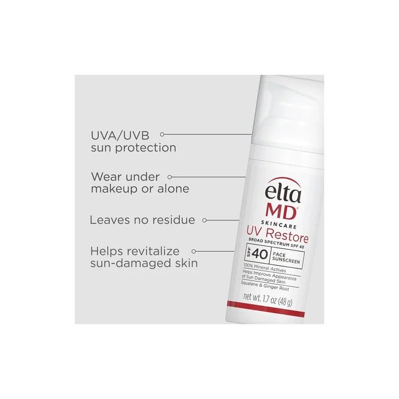 Elta Md Uv Restore Broad-spectrum Spf 40 48g Sfn