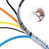 Spiral Cable Wrap - 5.5 Ft 1" Spiral Wire Wrap