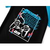 Beezizac Big Boys Pajamas Black & Blue Gamer 2-Piece Short