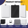 Geyoga 6 Pack Sublimation Blank ID Badge Holder PU Leather