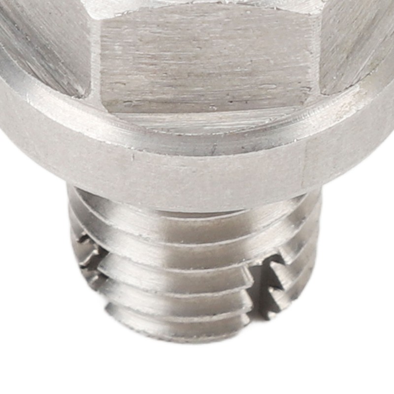 Piggyback Oil Drain Plug Stainless Steel Oversize Self Tapping Oil