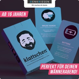DENKRIESEN - klattschen® - Men's Evening - Probably the Best Party Game of All Time (Playing Card Box)